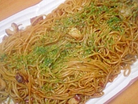 野菜なしで！　「シーフード焼きそば」　　　♪♪